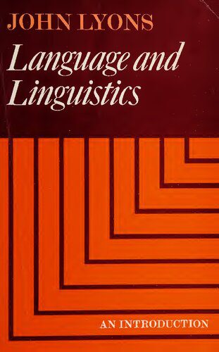 دانلود کتاب Language and Linguistics