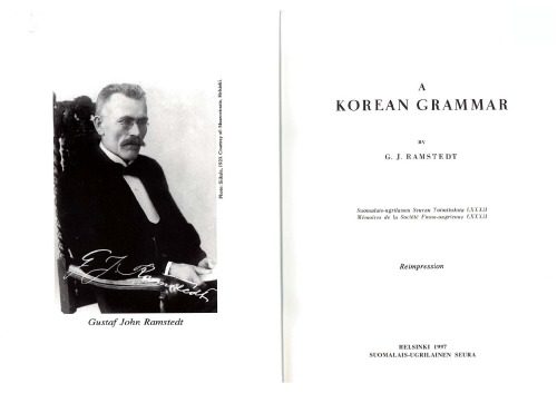 دانلود کتاب A Korean Grammar