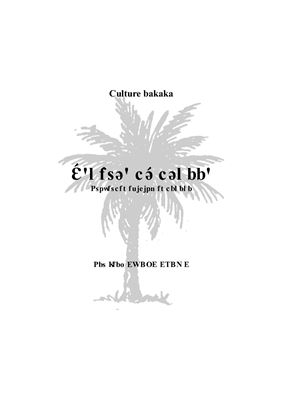 دانلود کتاب Proverbes et idiomes bakaka / E’kérə’ bé bəkaa