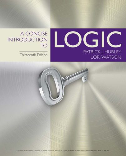 دانلود کتاب A Concise Introduction To Logic