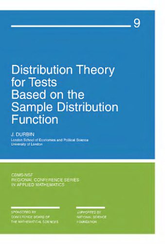 دانلود کتاب Distribution theory for tests based on the sample ditribution function