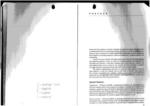 دانلود کتاب Numerical Linear Algebra and Applications