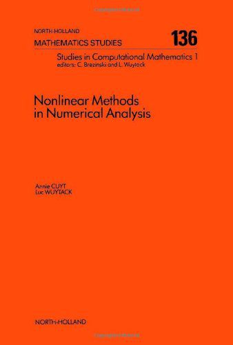 دانلود کتاب Nonlinear Methods in Numerical Analysis