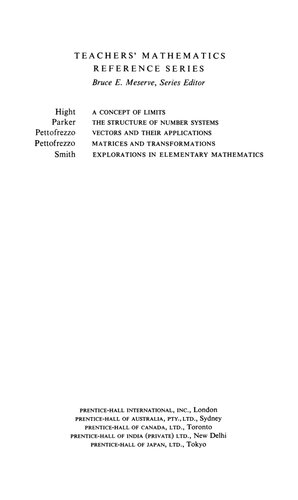 دانلود کتاب Vectors and their applications