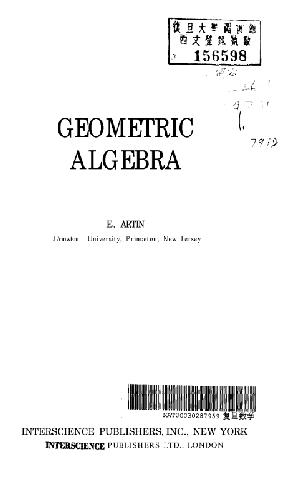 دانلود کتاب Geometric Algebra