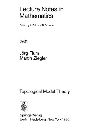 دانلود کتاب Topological Model Theory