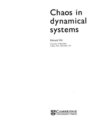 دانلود کتاب Chaos in dynamical systems