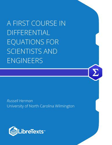 دانلود کتاب A First Course in Differential Equations for Scientists and Engineers