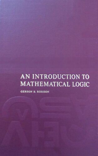 دانلود کتاب An Introduction to Mathematical Logic