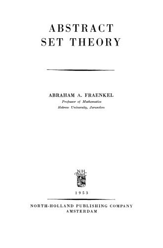 دانلود کتاب Abstract Set Theory