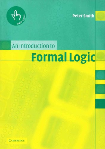 دانلود کتاب An Introduction to Formal Logic