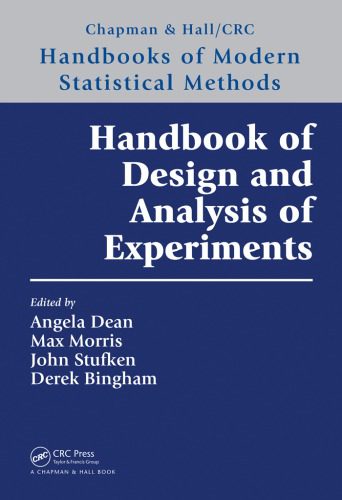 دانلود کتاب Handbook of design and analysis experiments