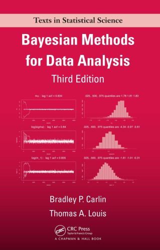 دانلود کتاب Bayesian Methods for Data Analysis, Third Edition