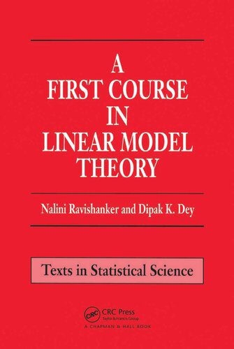 دانلود کتاب A First Course in Linear Model Theory