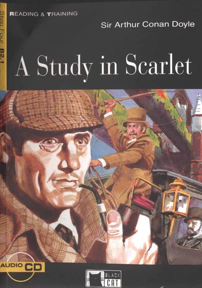کتاب A Study in Scarlet (اتود در قرمز لاکی) نسخه انگلیسی PDF | نویسنده: Arthur Conan Doyle