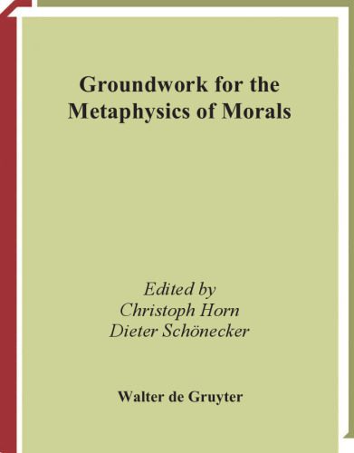 دانلود کتاب Groundwork for the Metaphysics of Morals