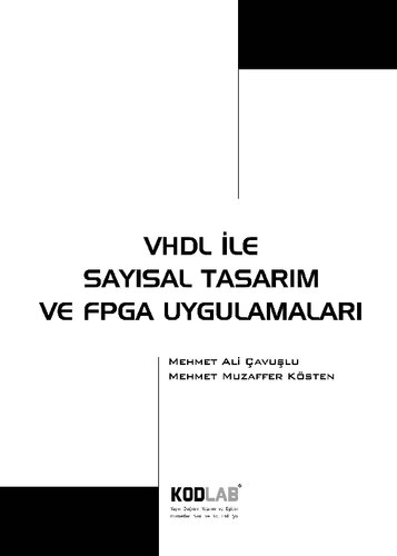 دانلود کتاب VHDL İLE SAYISAL TASARIM VE FPGA UYGULAMALARI