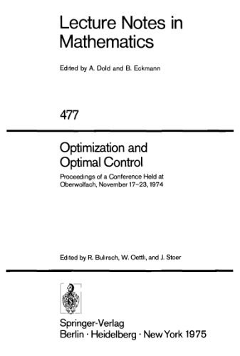 دانلود کتاب Optimization and Optimal Control