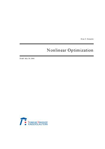 دانلود کتاب Nonlinear Optimization