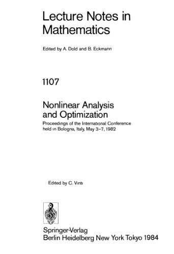 دانلود کتاب Nonlinear Analysis and Optimization