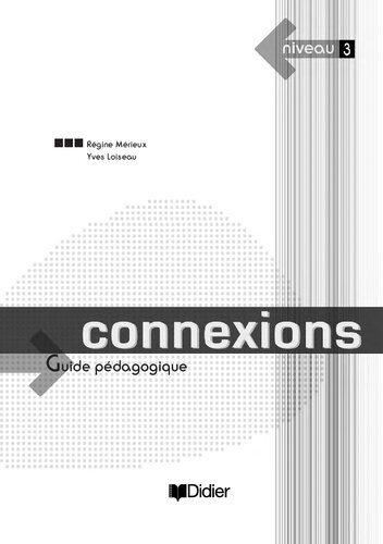دانلود کتاب Connexions – Niveau 3 Guide pédagogique