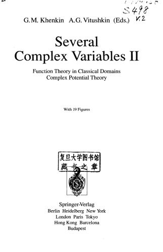 دانلود کتاب Introduction to Complex Analysis