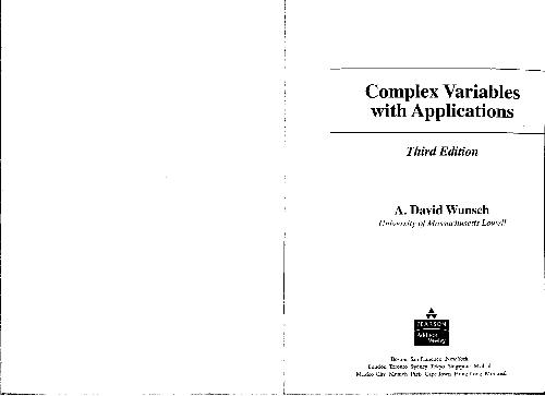دانلود کتاب Complex Variables with Applications