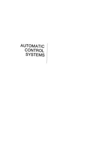 دانلود کتاب Automatic Control Systems