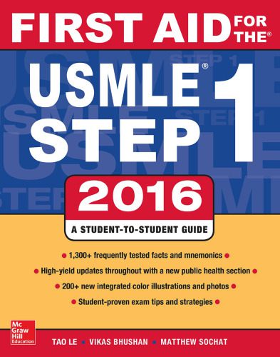 دانلود کتاب First Aid for the Usmle Step 1, 2016