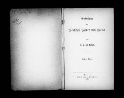 دانلود کتاب Geschichte des deutschen Landes und Volkes, teil 1