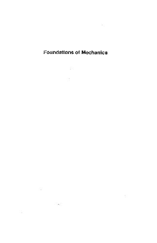 دانلود کتاب Foundations of Mechanics