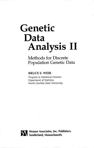 دانلود کتاب Genetic Data Analysis II Methods for Discrete Population