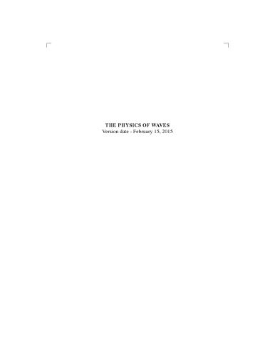 دانلود کتاب The Physics of Waves