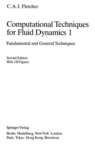 دانلود کتاب Computational techniques for fluid dynamics