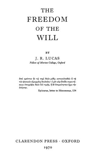 دانلود کتاب The freedom of will
