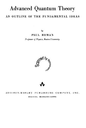 دانلود کتاب Advanced Quantum Theory