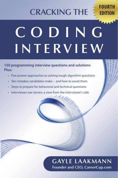 دانلود کتاب Cracking the Coding Interview, 4 Edition: 150 Programming Interview Questions and Solutions