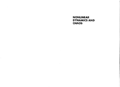 دانلود کتاب Nonlinear dynamics and chaos
