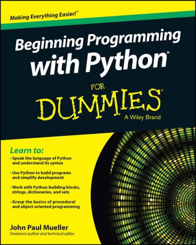 دانلود کتاب Beginning Programming With Python For Dummies