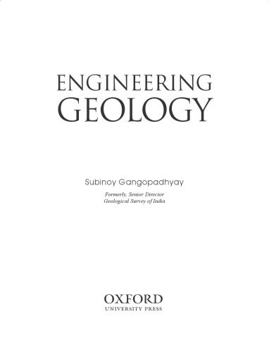 دانلود کتاب Engineering Geology