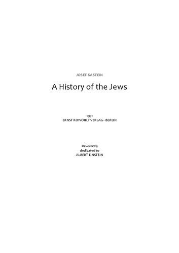 دانلود کتاب A History of the Jews