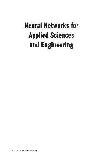 دانلود کتاب Neural Networks for Applied Sciences and Engineering