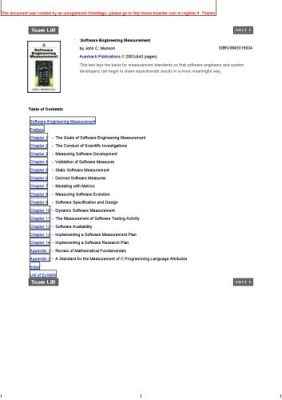 دانلود کتاب Software engineering measurement