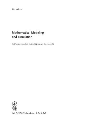 دانلود کتاب Mathematical Modeling and Simulation – Introduction for Scientist Engineers