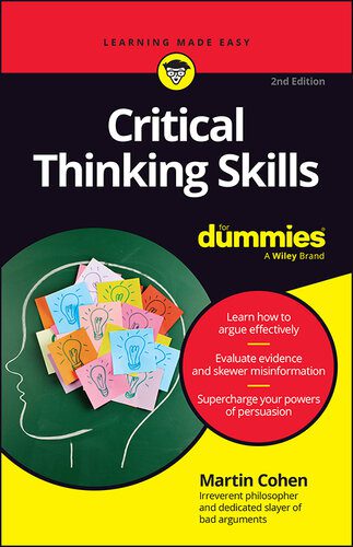 دانلود کتاب فارسی Critical Thinking Skills For Dummies