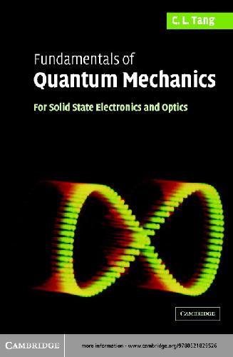 دانلود کتاب Fundamentals of Quantum Mechanics for Solid State Electronics, Optics