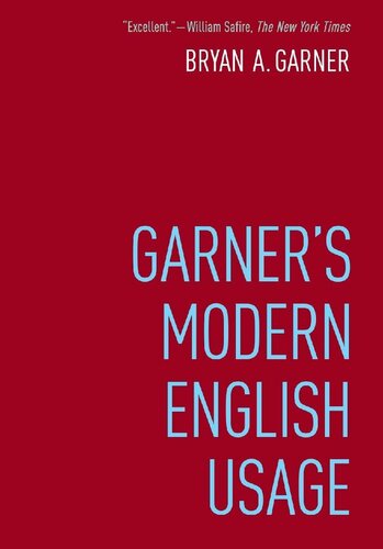 دانلود کتاب Garner’s Modern English Usage