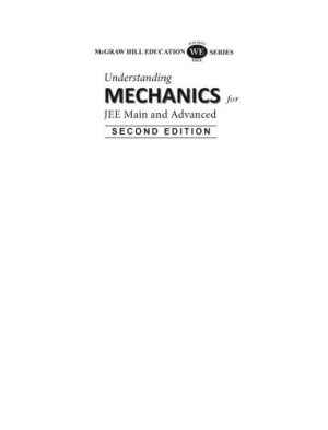 دانلود کتاب Understanding Mechanics for JEE Main and Advanced