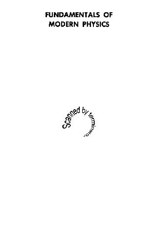 دانلود کتاب Fundamentals of Modern Physics