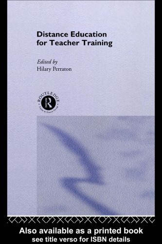 دانلود کتاب Distance Education for Teacher Training